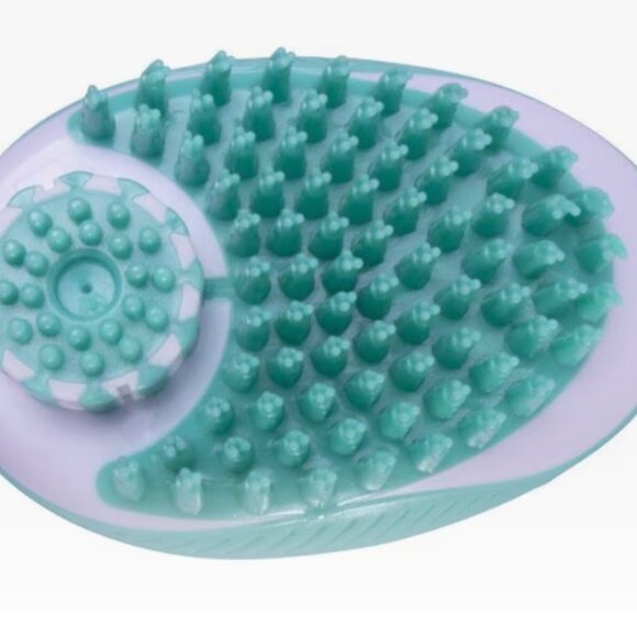 Bundle of Dog Slow Feeder Puzzle Game & Shampoo Dispensing Massage Brush - Picture 5 of 5